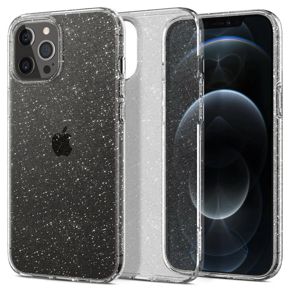 Spigen Liquid Crystal Case for iPhone 12 / iPhone 12 Pro - Clear Glitter