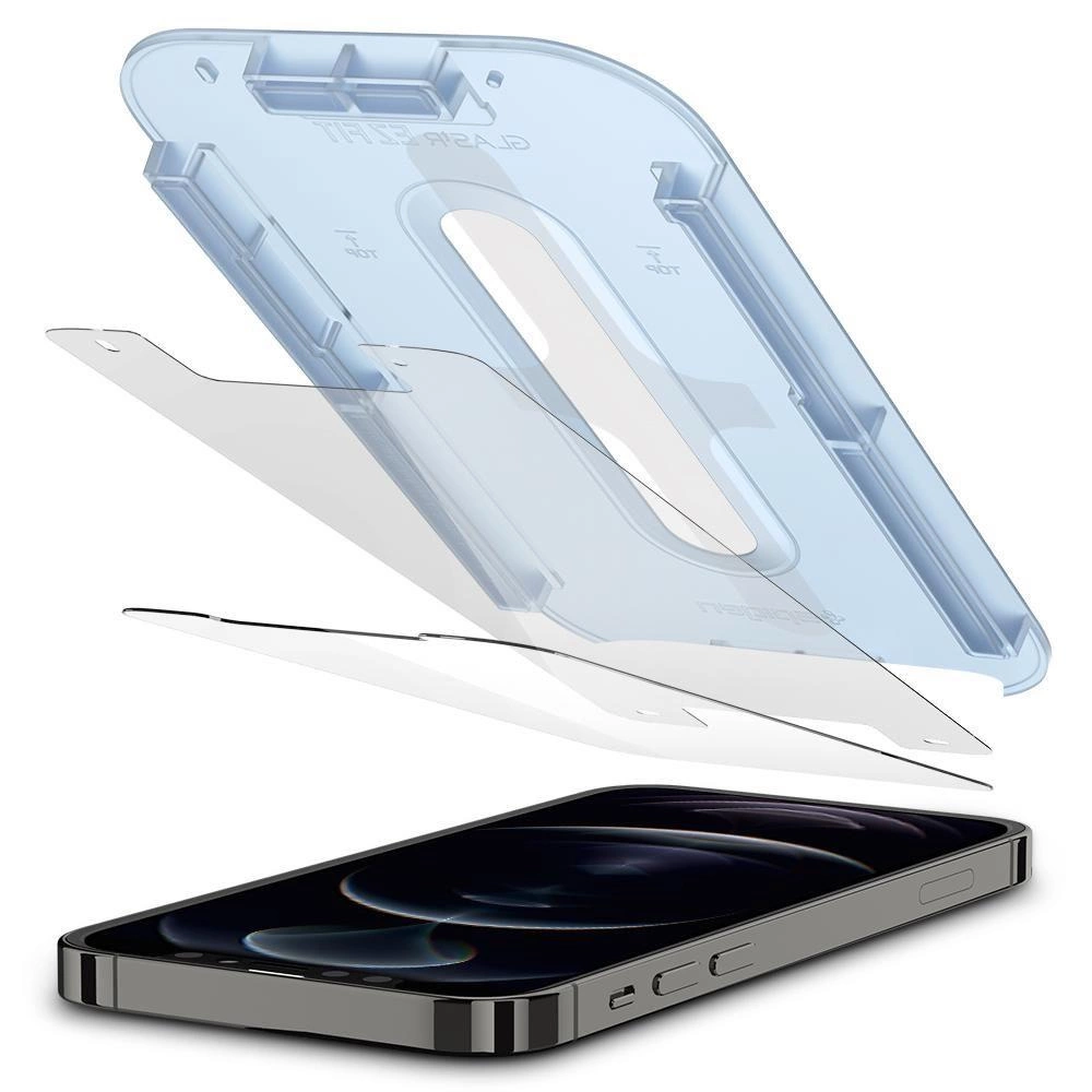 Spigen Glas.tR EZ Fit Tempered Glass for iPhone 12 / iPhone 12 Pro - 2 pcs.