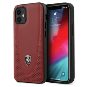 Ferrari FEOGOHCP12SRE iPhone 12 mini 5.4" red/red hardcase Off Track Perforated