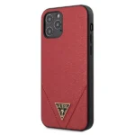 Guess GUHCP12LVSATMLRE iPhone 12 Pro Max 6.7" red/red hardcase Saffiano