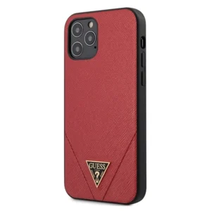 Guess GUHCP12LVSATMLRE iPhone 12 Pro Max 6.7" red/red hardcase Saffiano