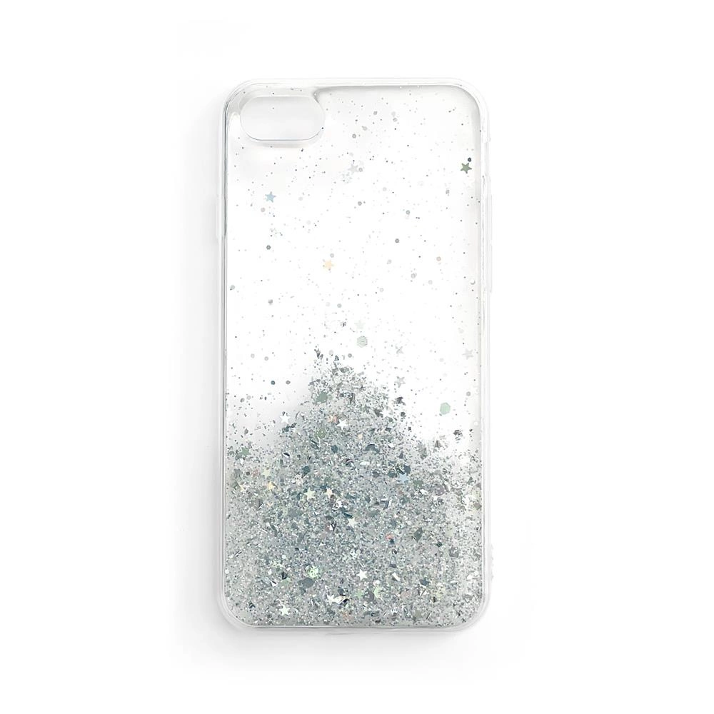 Wozinsky Star Glitter Shining Cover for Samsung Galaxy M51 transparent