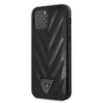 Guess GUHCP12LPUVQTMLBK iPhone 12 Pro Max 6.7" black/black hardcase V-Quilted Collection