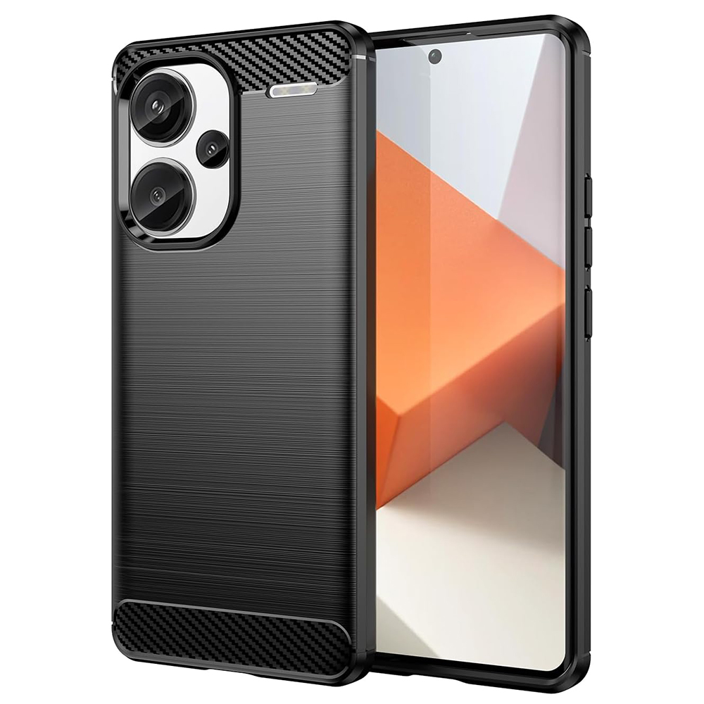 Techsuit - Carbon Silicone - Xiaomi Redmi Note 13 Pro+ 5G - Black