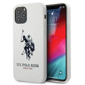 US Polo USHCP12LSLHRWH iPhone 12 Pro Max 6.7" white/white Silicone Collection