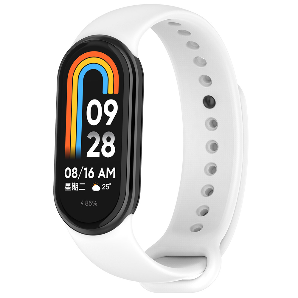 Techsuit - Watchband (W014) - Xiaomi Mi Band 8 / 8 NFC / 9 / 9 NFC - White