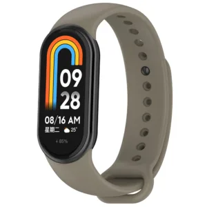 Techsuit - Watchband (W014) - Xiaomi Mi Band 8 / 8 NFC / 9 / 9 NFC - Spare Gray