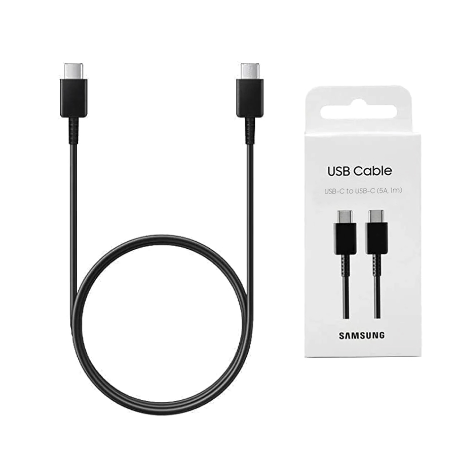 Samsung - Original Data Cable (EP-DN975BBEGWW) - USB-C to Type-C Super Fast Charging 5A