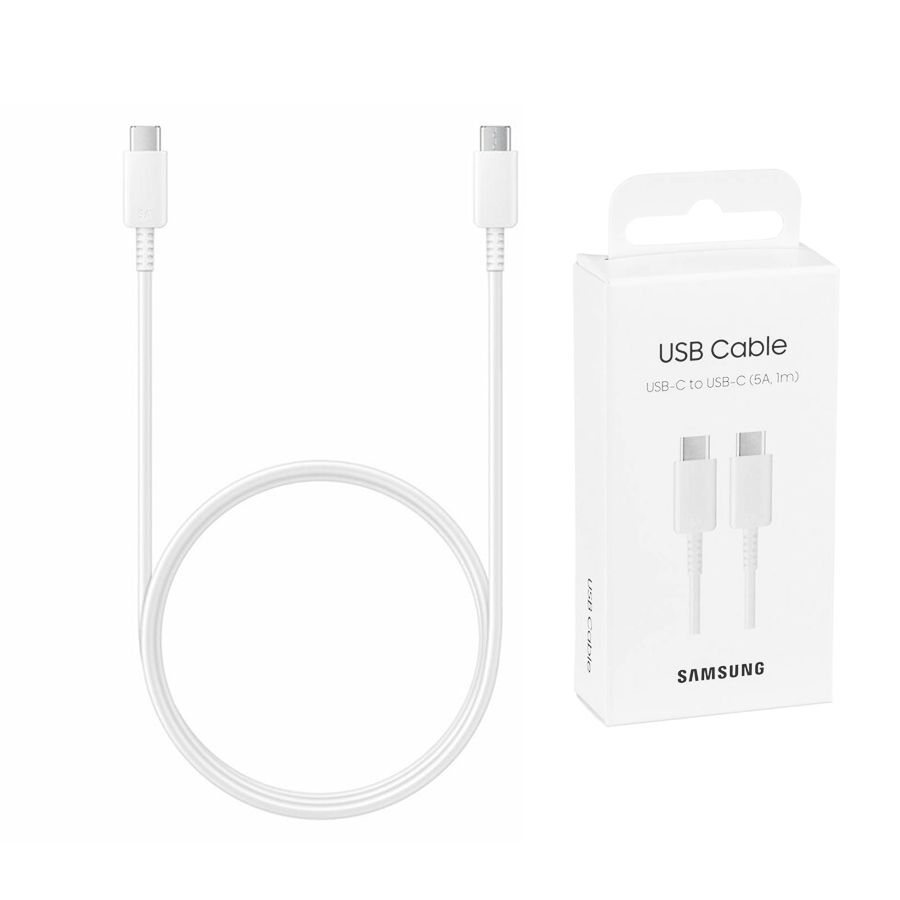 Samsung - Original Data Cable (EP-DN975BWEGWW) - USB-C to Type-C Super Fast Charging 5A