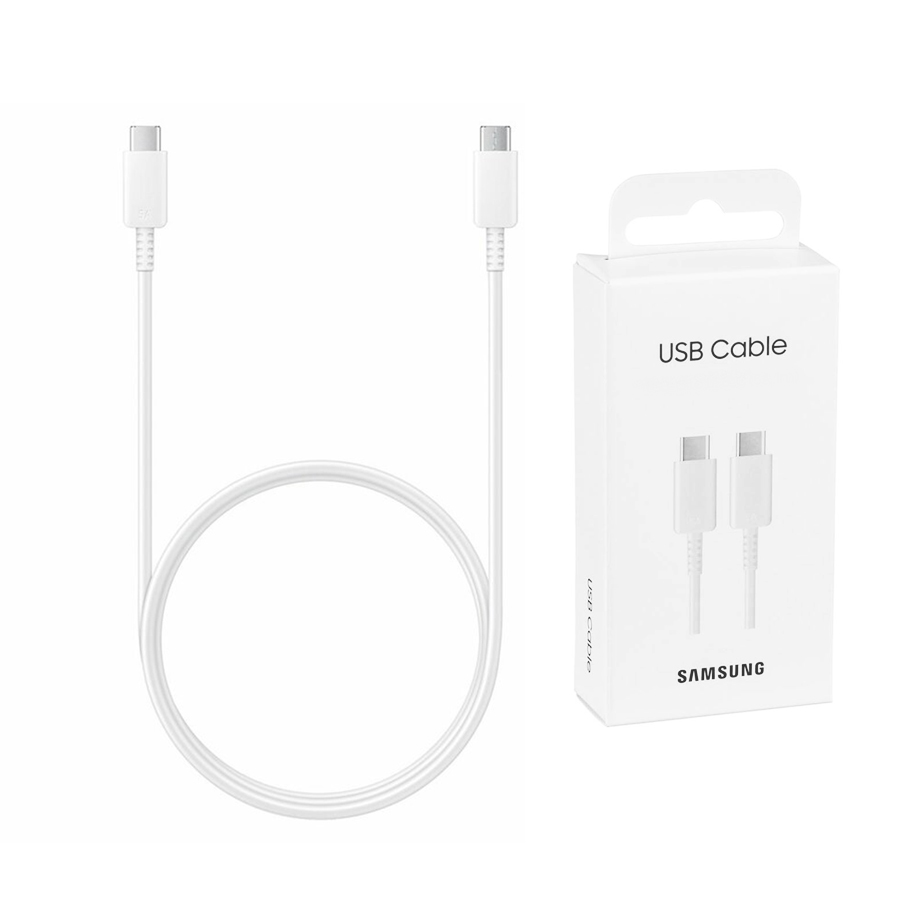 Samsung - Original Data Cable (EP-DA705BWEGWW) - USB-C to Type-C Fast Charging 3A