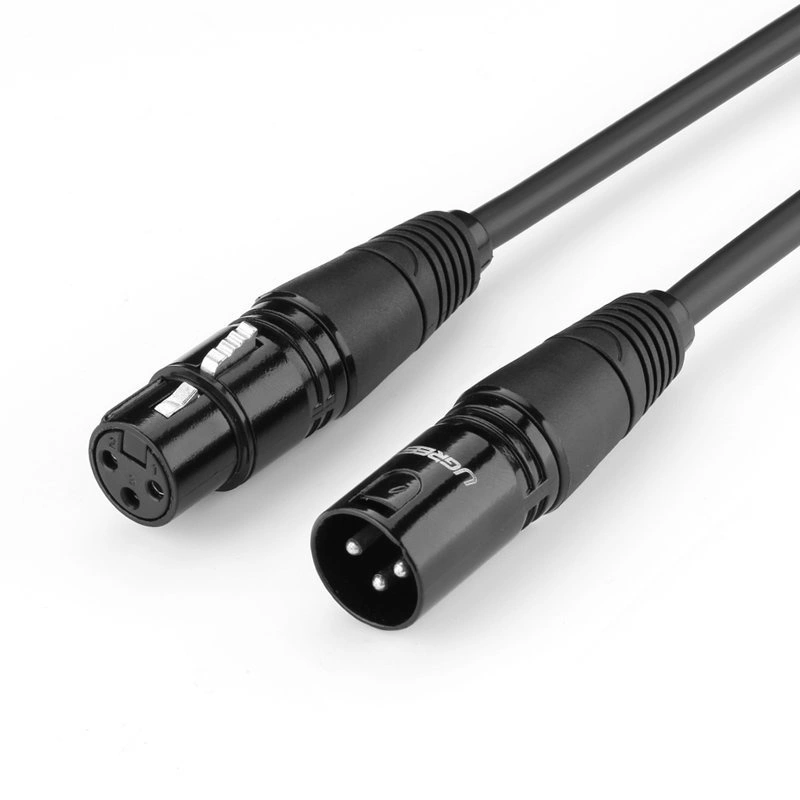 Ugreen AV130 66717 audio XLR (female) - XLR (male) cable for microphone / amplifier 2m - black