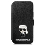 Karl Lagerfeld KLFLBKP12SIKMSBK iPhone 12 mini 5