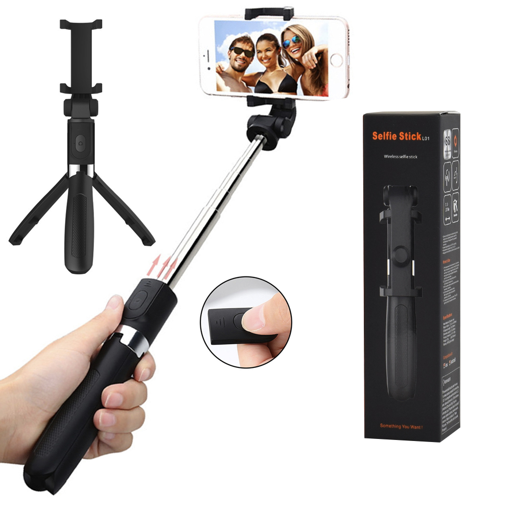 Techsuit - Selfie Stick (L01s) - Tripod Stable Mount with Extendable Arm