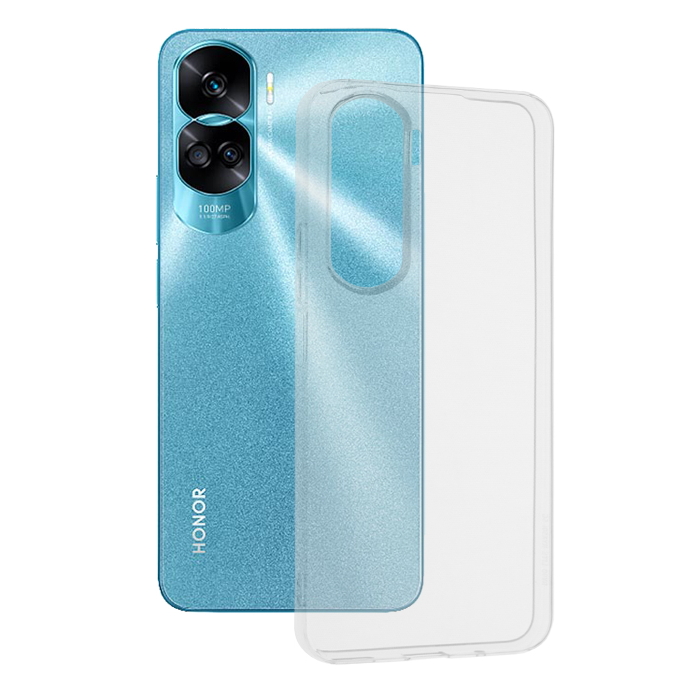 Techsuit - Clear Silicone - Honor 90 Lite - Transparent