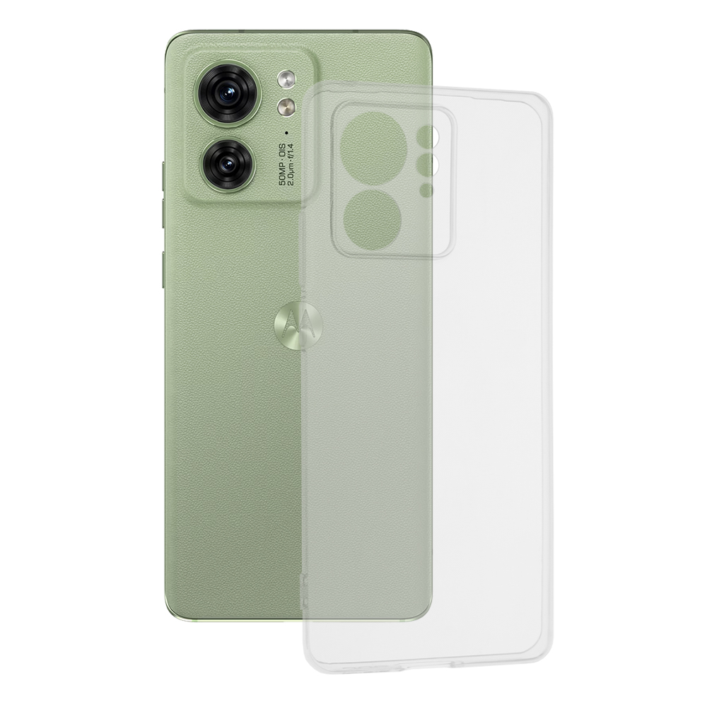 Techsuit - Clear Silicone - Motorola Edge 40 / Edge (2023) - Transparent