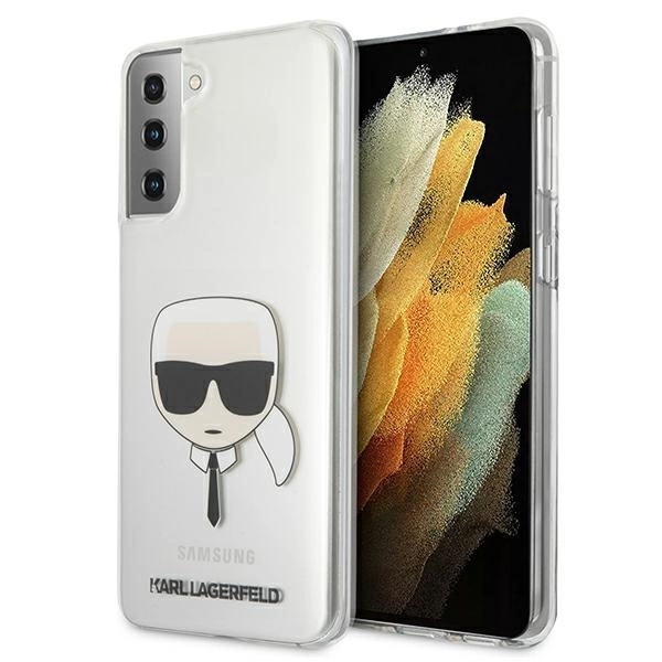 Karl Lagerfeld KLHCS21MKTR S21+ G996 hardcase Transparent Karl`s Head