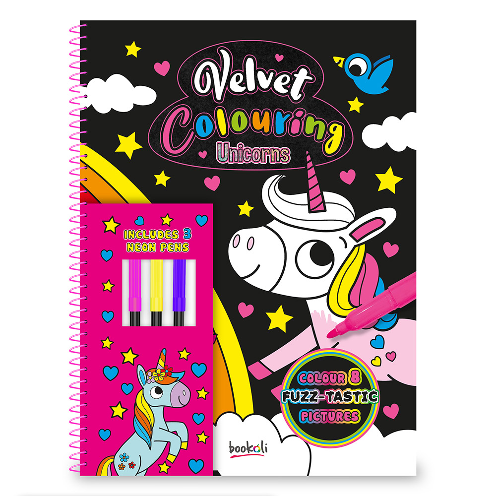 Velvet Colouring: Unicorns