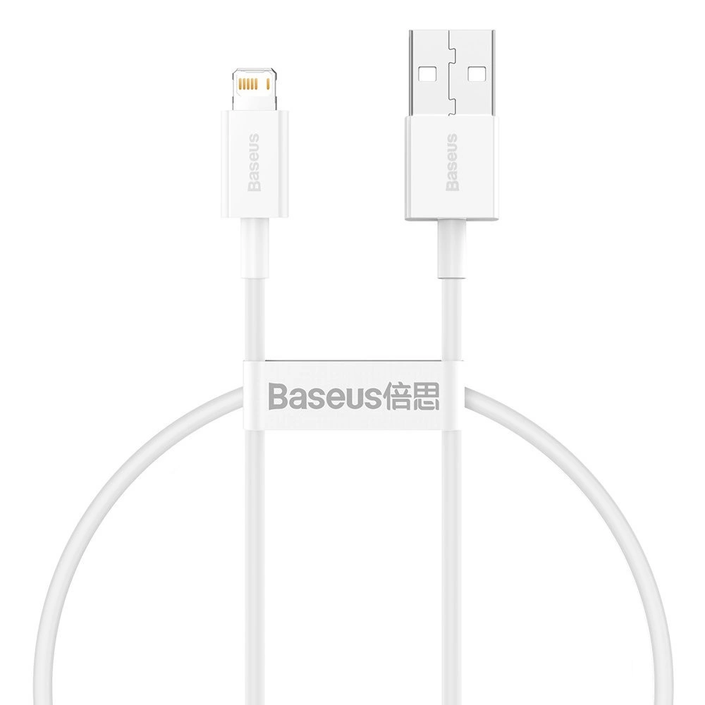 Baseus Superior USB - Lightning cable 2.4A 0.25 m White (CALYS-02)