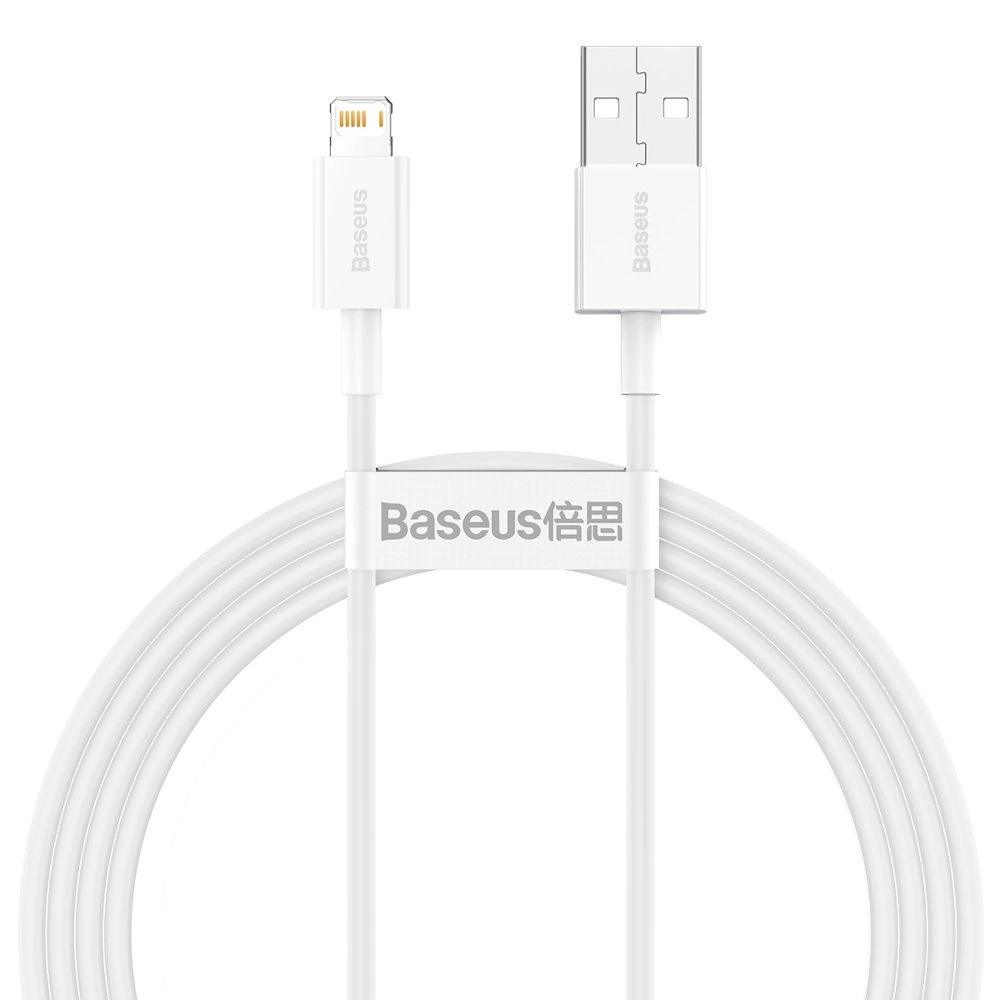 Baseus Superior USB - Lightning cable 2.4A 1.5 m White (CALYS-B02)