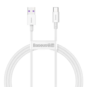 Baseus Superior USB Cable - USB Type C 66 W 6A 1 m White (CATYS-02)