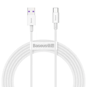 Baseus Superior cable USB - USB TypeC 66 W 6A 2 m White (CATYS-A02)