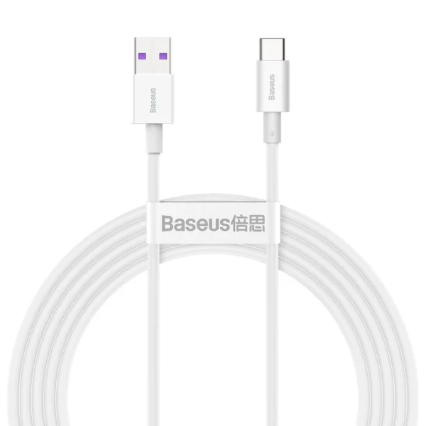 Baseus Superior cable USB - USB TypeC 66 W 6A 2 m White (CATYS-A02)