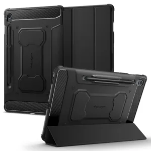 Spigen - Rugged Armor Pro - Samsung Galaxy Tab S9 FE - Black