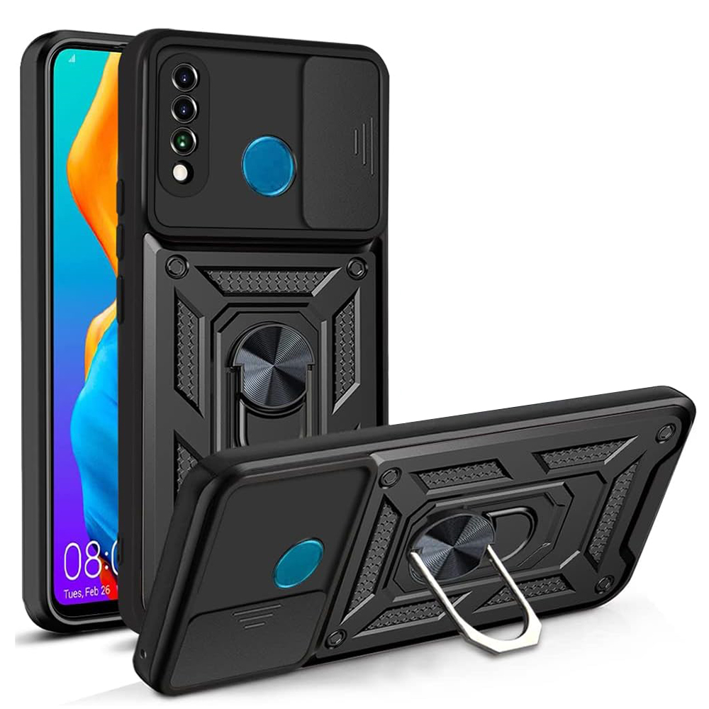 Techsuit - CamShield Series - Huawei P30 Lite / P30 Lite New Edition - Black