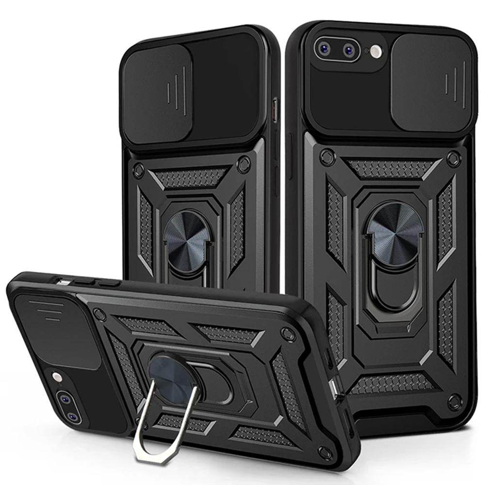 Techsuit - CamShield Series - iPhone 7 Plus / iPhone 8 Plus - Black