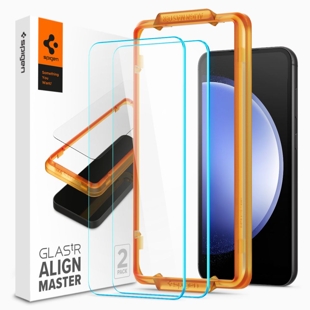 Spigen - Glas.tR Align Master (2 pack) - Samsung Galaxy S23 FE - Clear