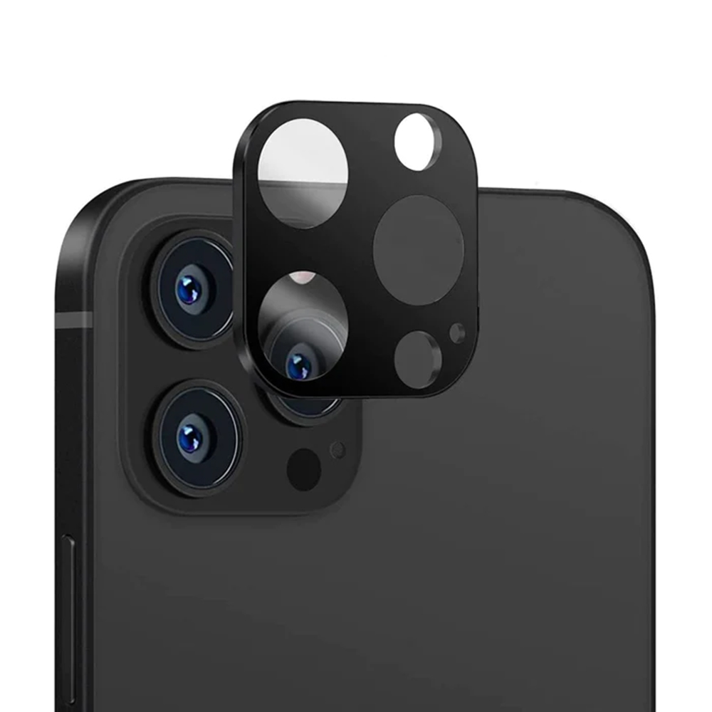 Techsuit - Full Camera Glass - iPhone 12 Pro - Black