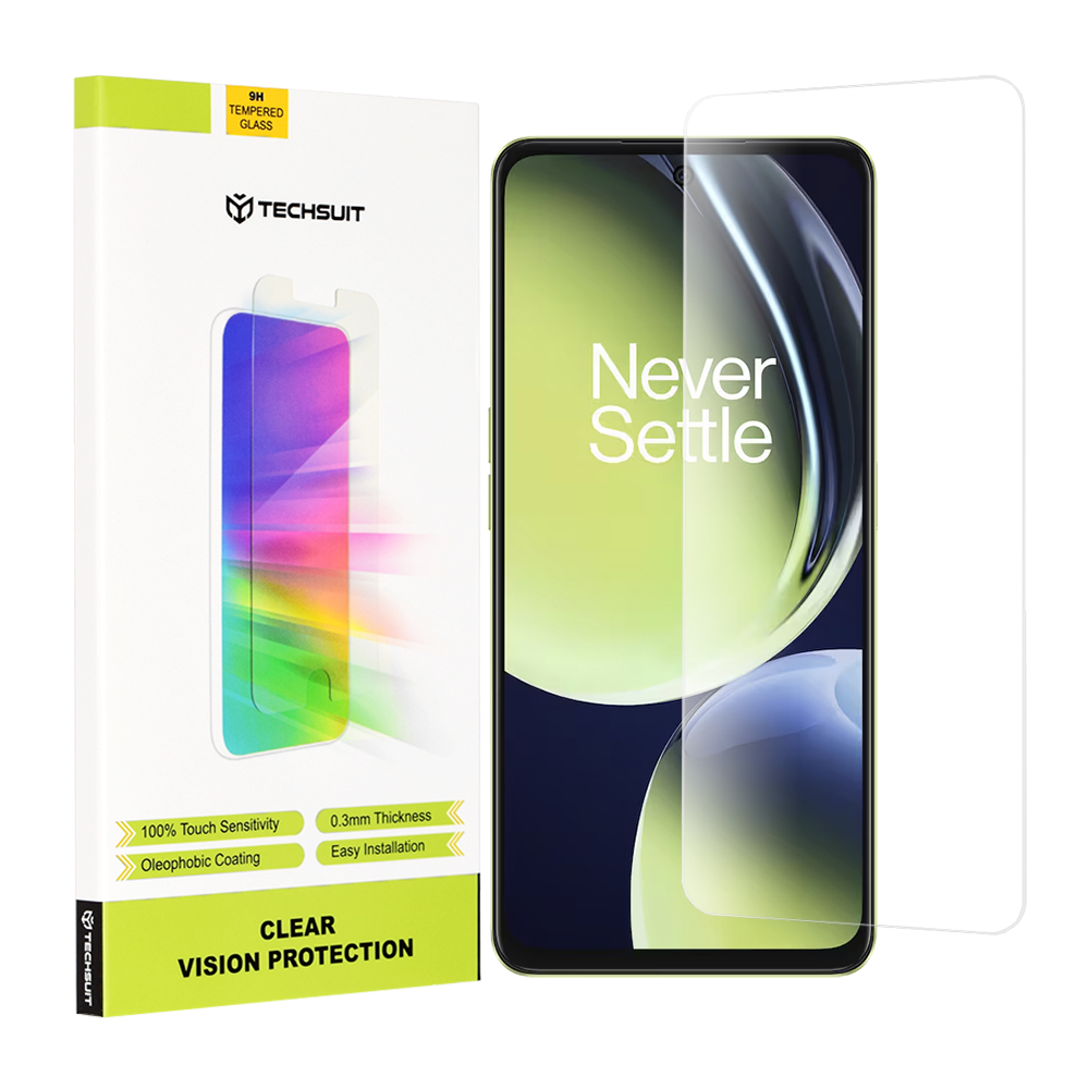 Techsuit - Clear Vision Glass - OnePlus Nord CE 3 Lite - Transparent