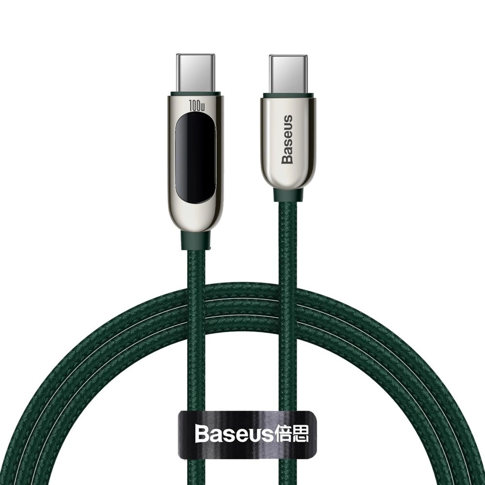 Baseus CATSK-B06 USB-C - USB-C PD cable 100W 5A 480Mb/s 1m - green