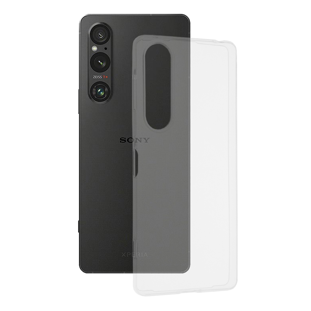 Techsuit - Clear Silicone - Sony Xperia 1 V - Transparent