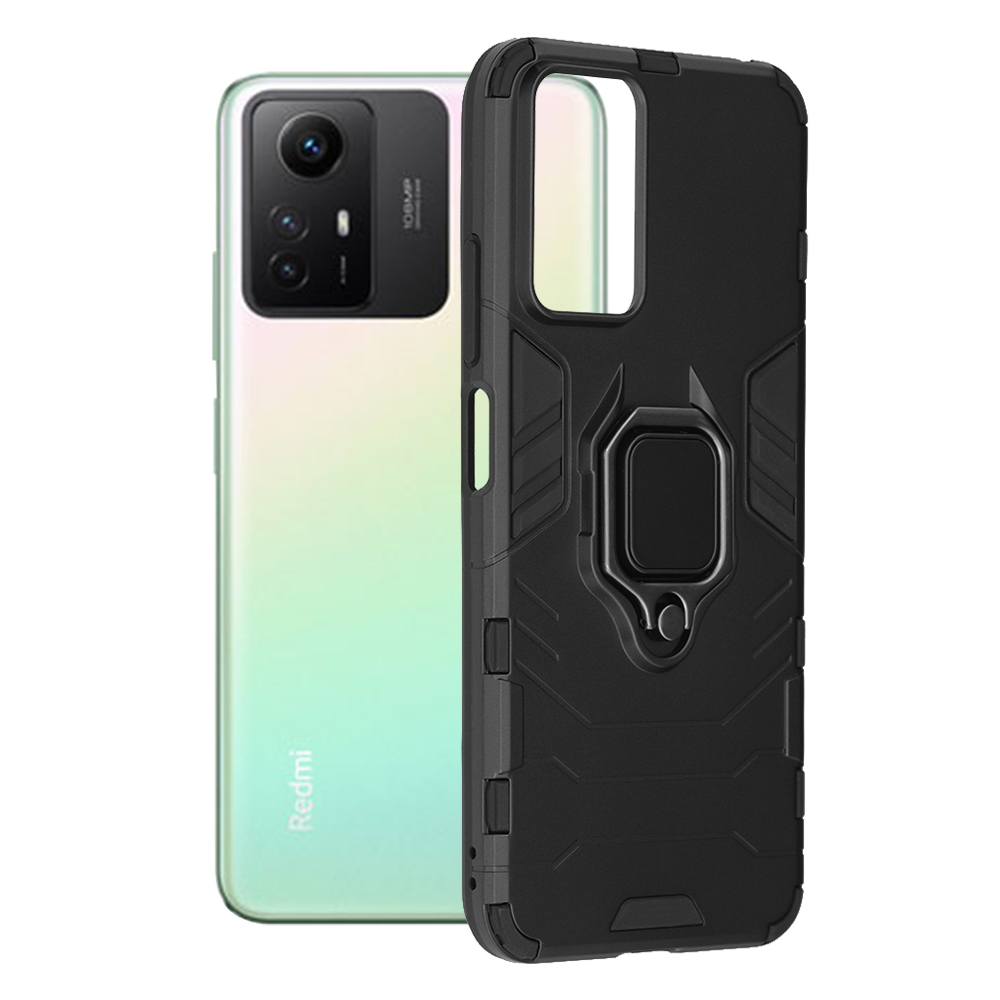 Techsuit - Silicone Shield - Xiaomi Redmi Note 12S - Black