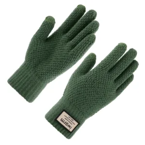 iWarm - Touchscreen Gloves (ST0007) - Wool - Green