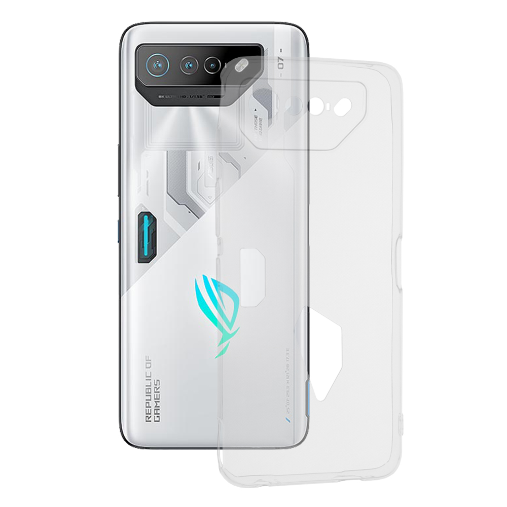 Techsuit - Clear Silicone - Asus ROG Phone 7 - Transparent