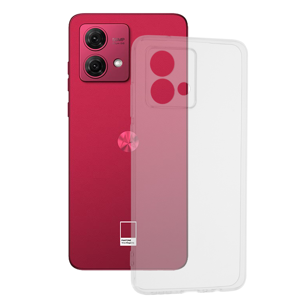 Techsuit - Clear Silicone - Motorola Moto G84 - Transparent