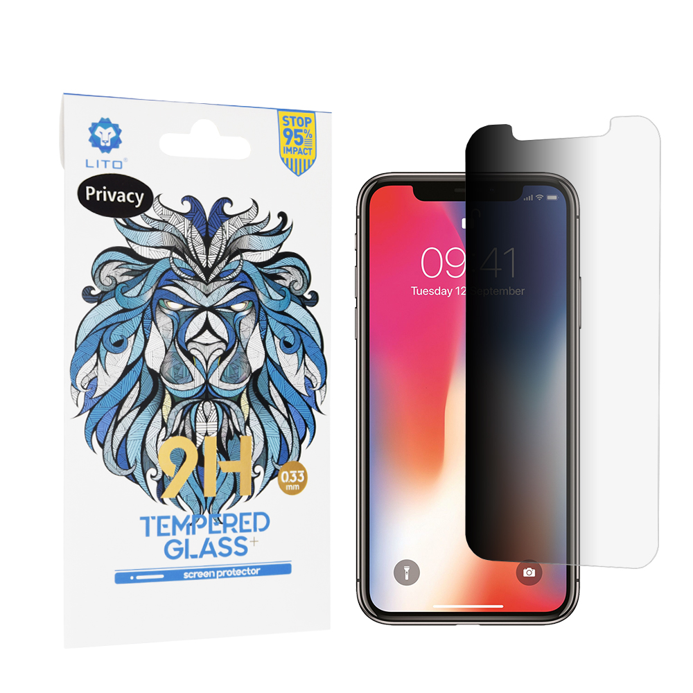 Lito - 2.5D Classic Glass - iPhone X / iPhone XS / iPhone 11 Pro  - Privacy