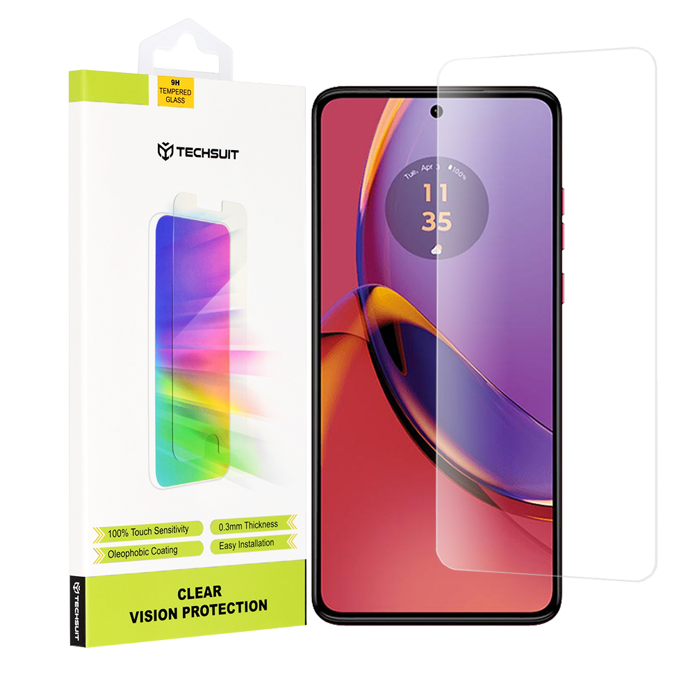 Techsuit - Clear Vision Glass - Motorola Moto G84 - Transparent