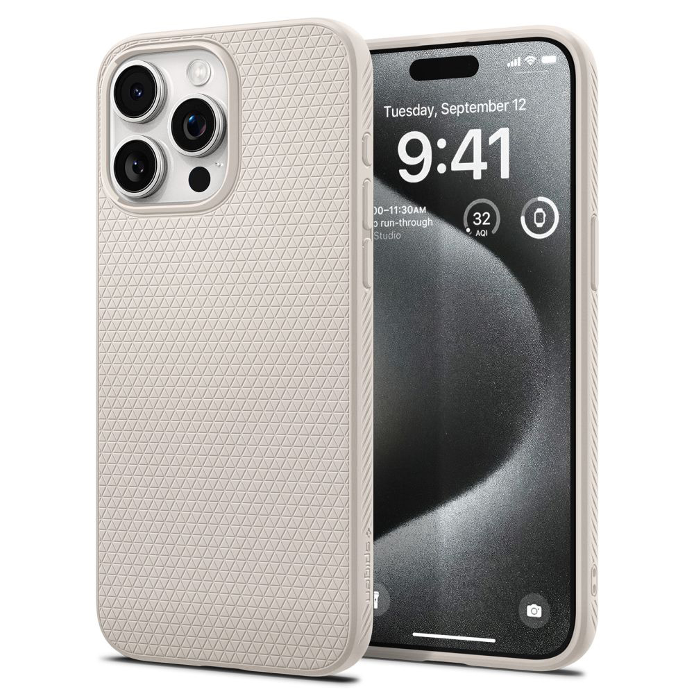 Spigen - Liquid Air - iPhone 15 Pro - Natural Titanium