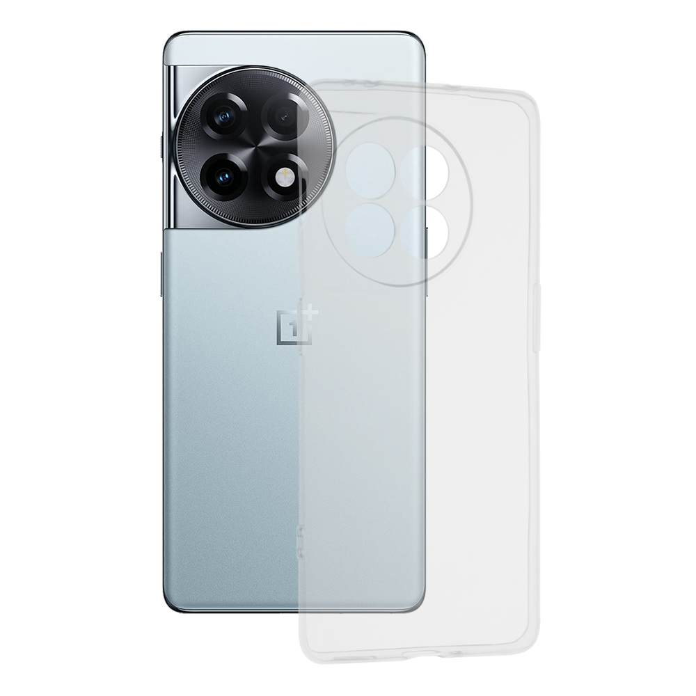 Techsuit - Clear Silicone - OnePlus 11R / OnePlus Ace 2 - Transparent