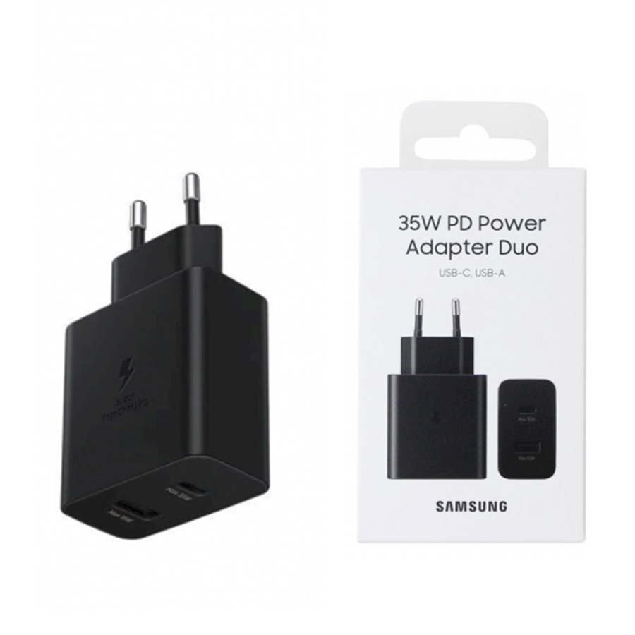 Samsung - Original Wall Charger (EP-TA220NBEGEU) - Duo Power Adapter