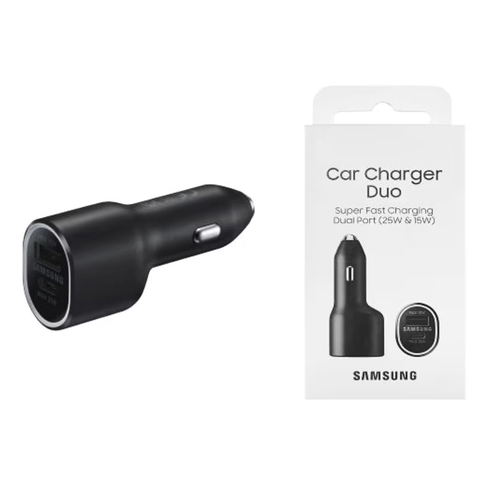 Samsung - Original Car Charger Duo (EP-L4020NBEGEU) - USB-A 15W