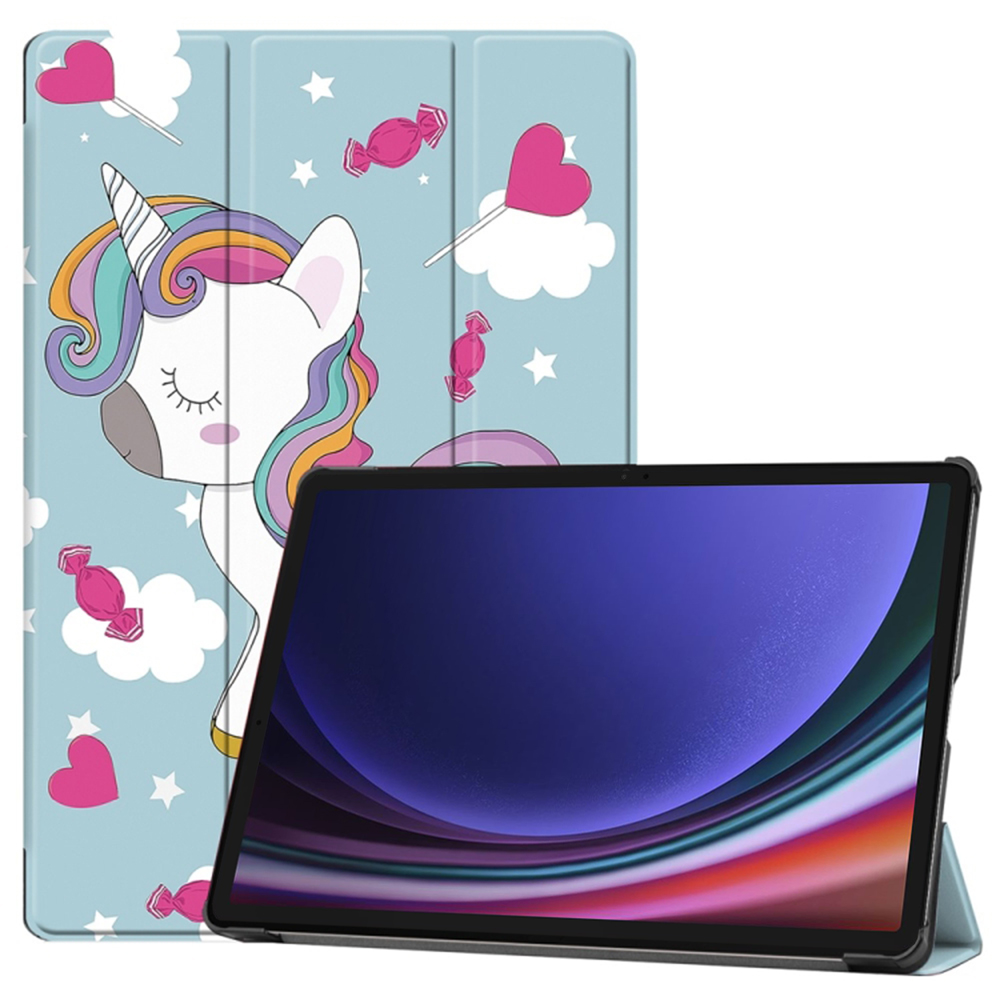 Techsuit - FoldPro - Samsung Galaxy Tab S9 Plus / S9 FE Plus / S10 Plus - Unicorn