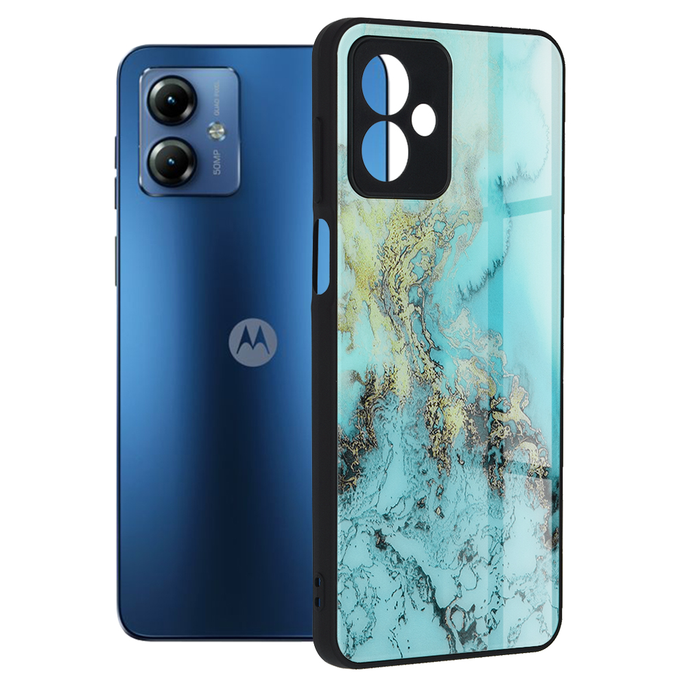 Techsuit - Glaze Series - Motorola Moto G14 - Blue Ocean