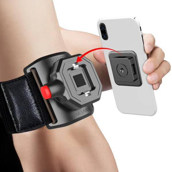 Techsuit - Sports Armband with Phone Locker (TSA1) - Velcro Mounting Strap