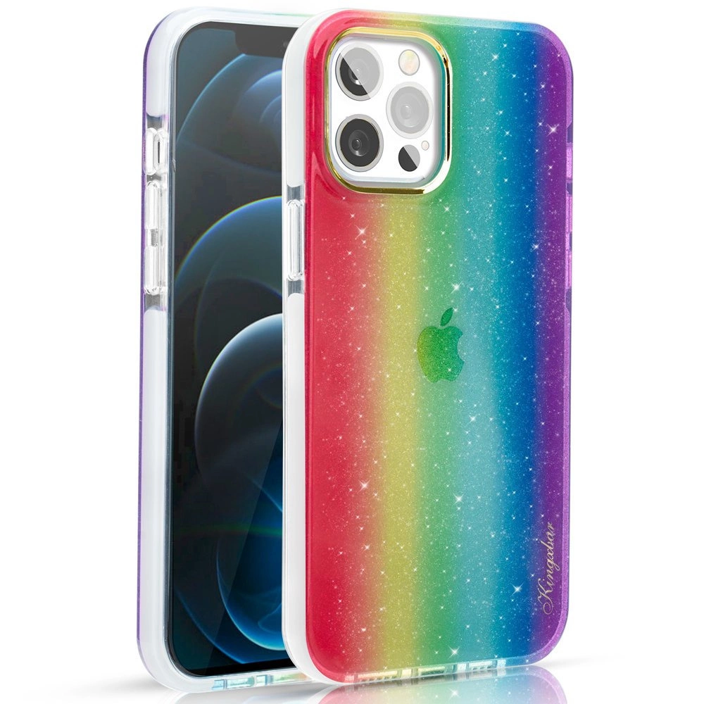 Kingxbar Ombre Case Back Cover for iPhone 12 Pro Max multicolour