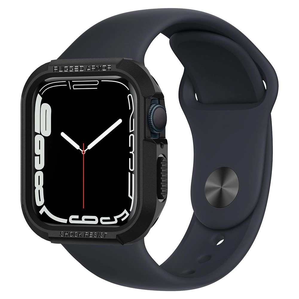 Spigen Rugged Armor Case for Apple Watch 4 / 5 / 6 / 7 / 8 / SE (40 / 41 mm) - Black