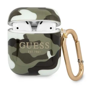 Guess GUA2UCAMA AirPods cover green/khaki Camo Collection